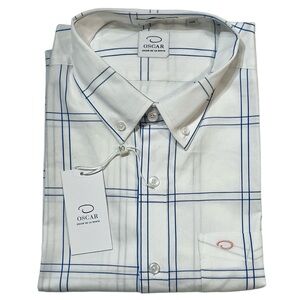 Oscar De La Renta Camisa Classic Short Sleeve Button Down
